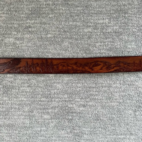 Vintage Leegin Genuine Leather Eagle Leatherworks Belt - Picture 3 of 8